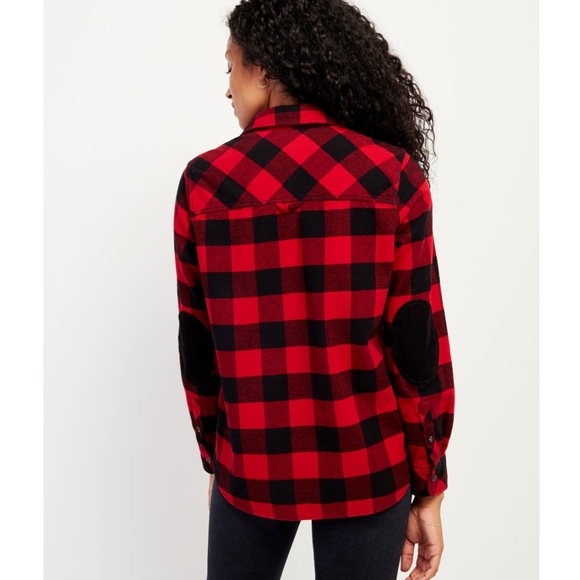 Roots Park Plaid Shirt Red Black - Picture 2 of 11